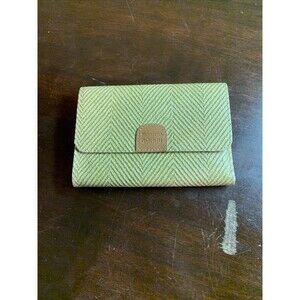 Vintage Nazareno Gabrielli Wallet Genuine Leather Caramel Brown Made in Italy